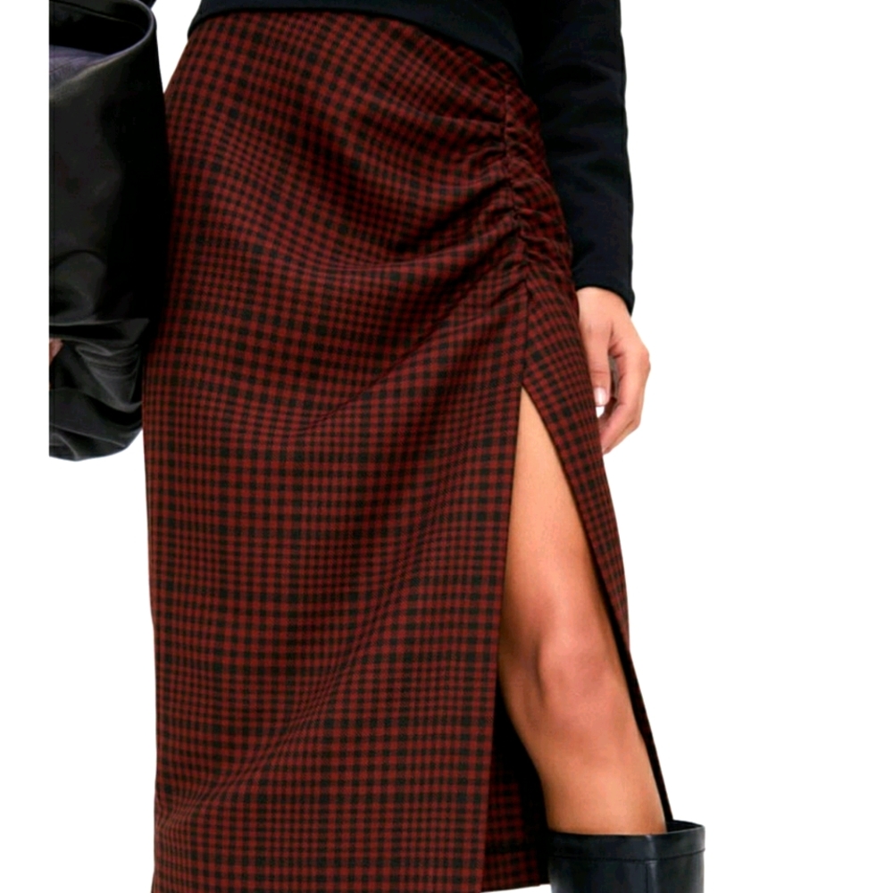 NWTs zara plaid midi skirt - Picture 6 of 6
